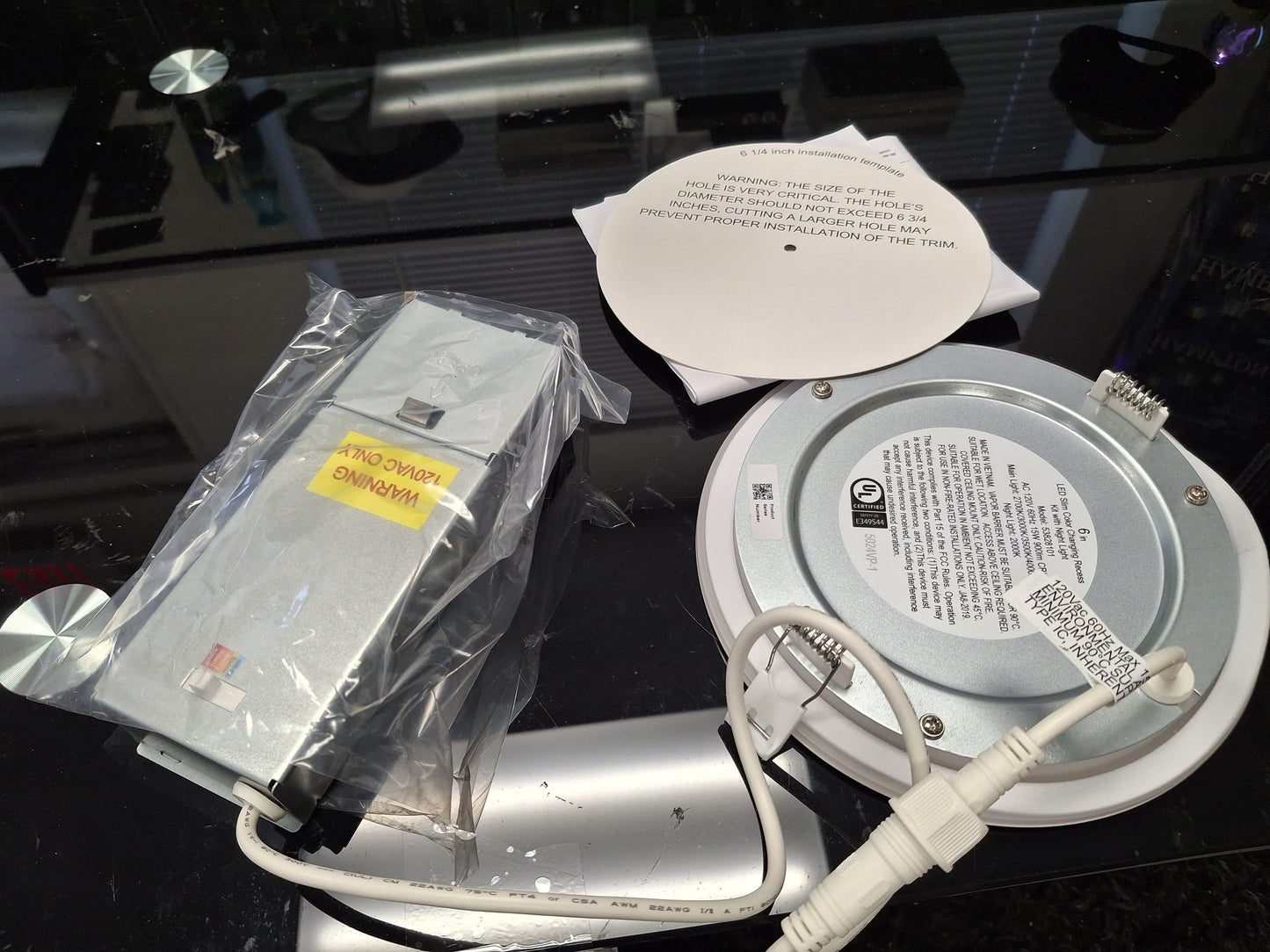 Commercial Electric 6 in. Canless Adjustable CCT Integrated LED Recessed
