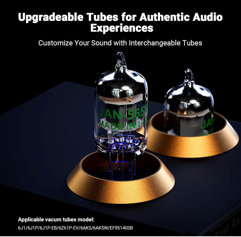 Open Box Fosi Audio Box X2 Phono Preamp, Mini Stereo Audio Hi-Fi Preamplifier with Gain Gear, PreAmplifier for MM Turntable Phonograph and Record Play