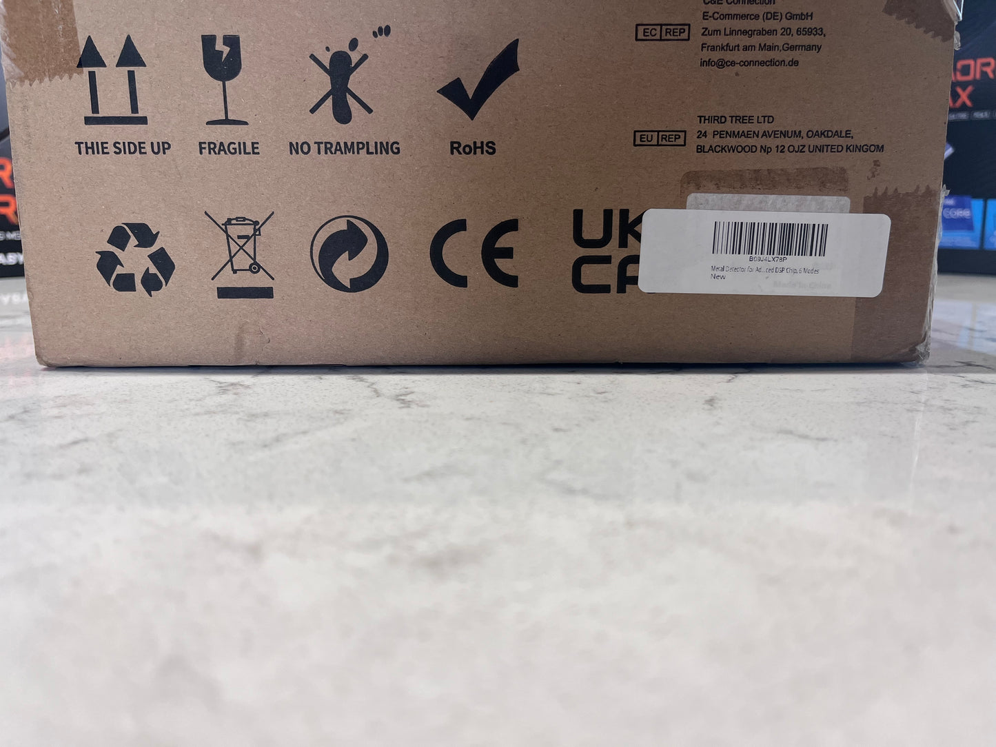 Open Box "Metal Detector for Adults Professional, CAKUJA ""High Accuracy Waterproof Gold Detector with Larger LCD Display 4"""" x 4.7"""", 10"""" IP68