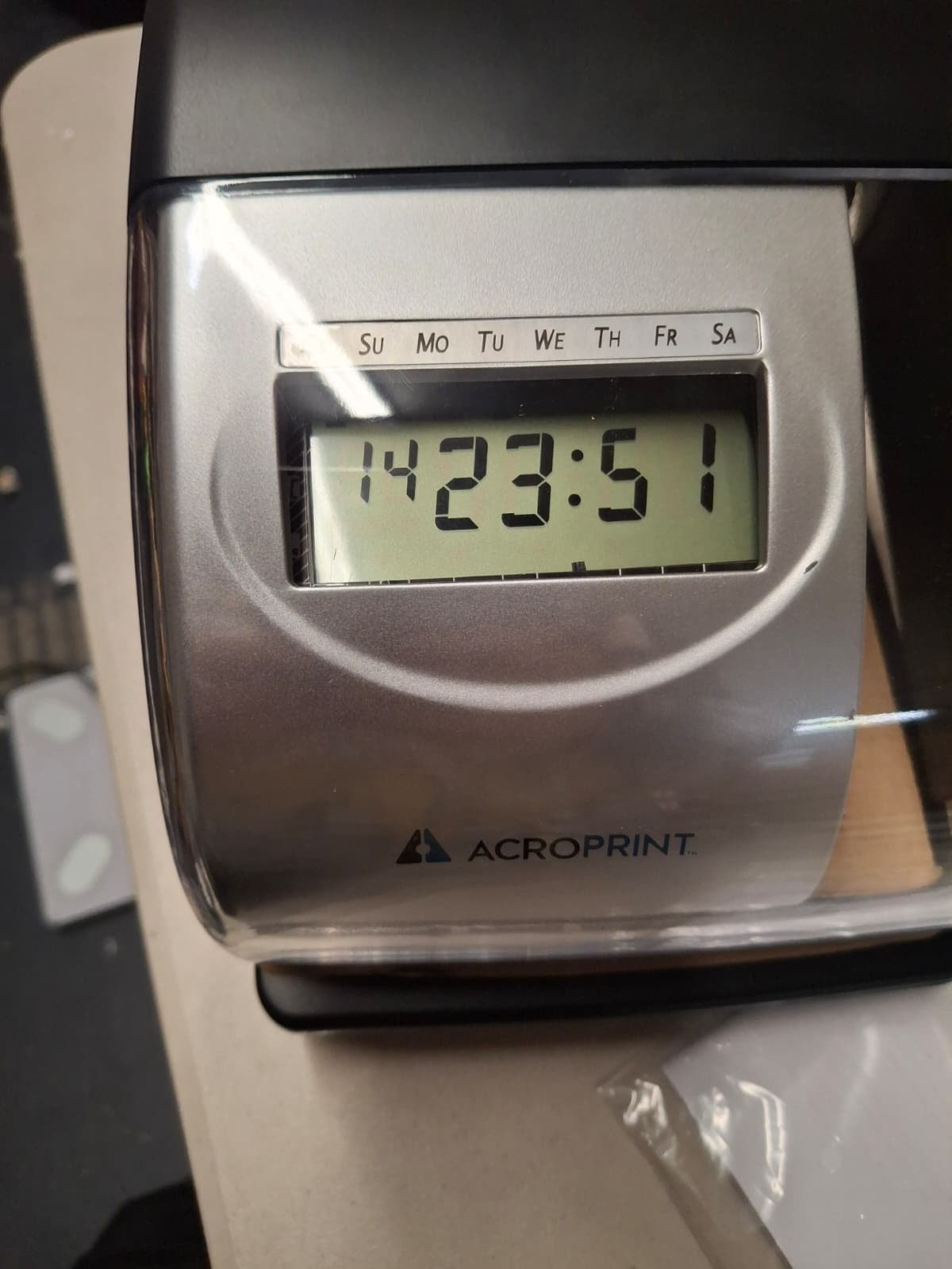 Open Box New ACROPRINT ES700 Multifunction Time Recorder