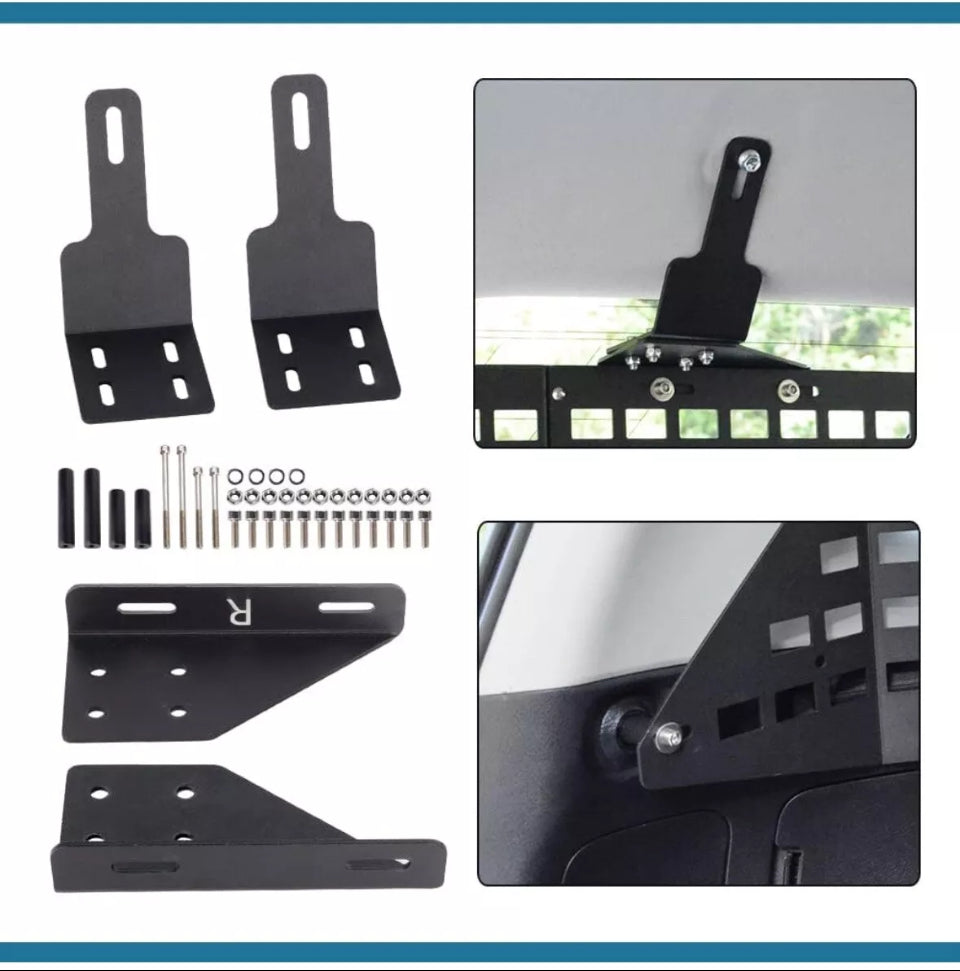 Open Box Modular Storage Panel System Rear Window Molle Panel with 10 Fastening Tape for