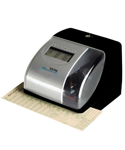 Open Box New ACROPRINT ES700 Multifunction Time Recorder