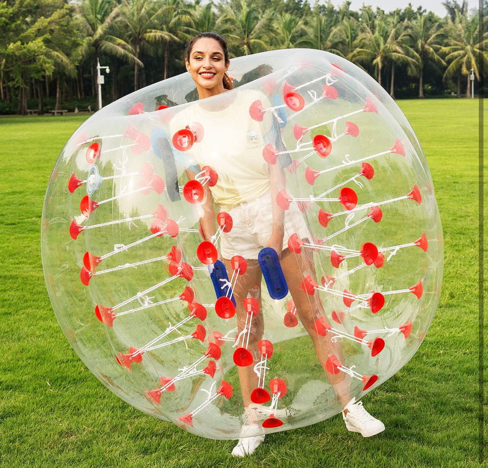 Open Box YUEBO Bumper Bubble Soccer Balls for Teens/Adults, Body Zorb Ball Dia 4FT/5FT(1.2m/1.5m) 1 Pack