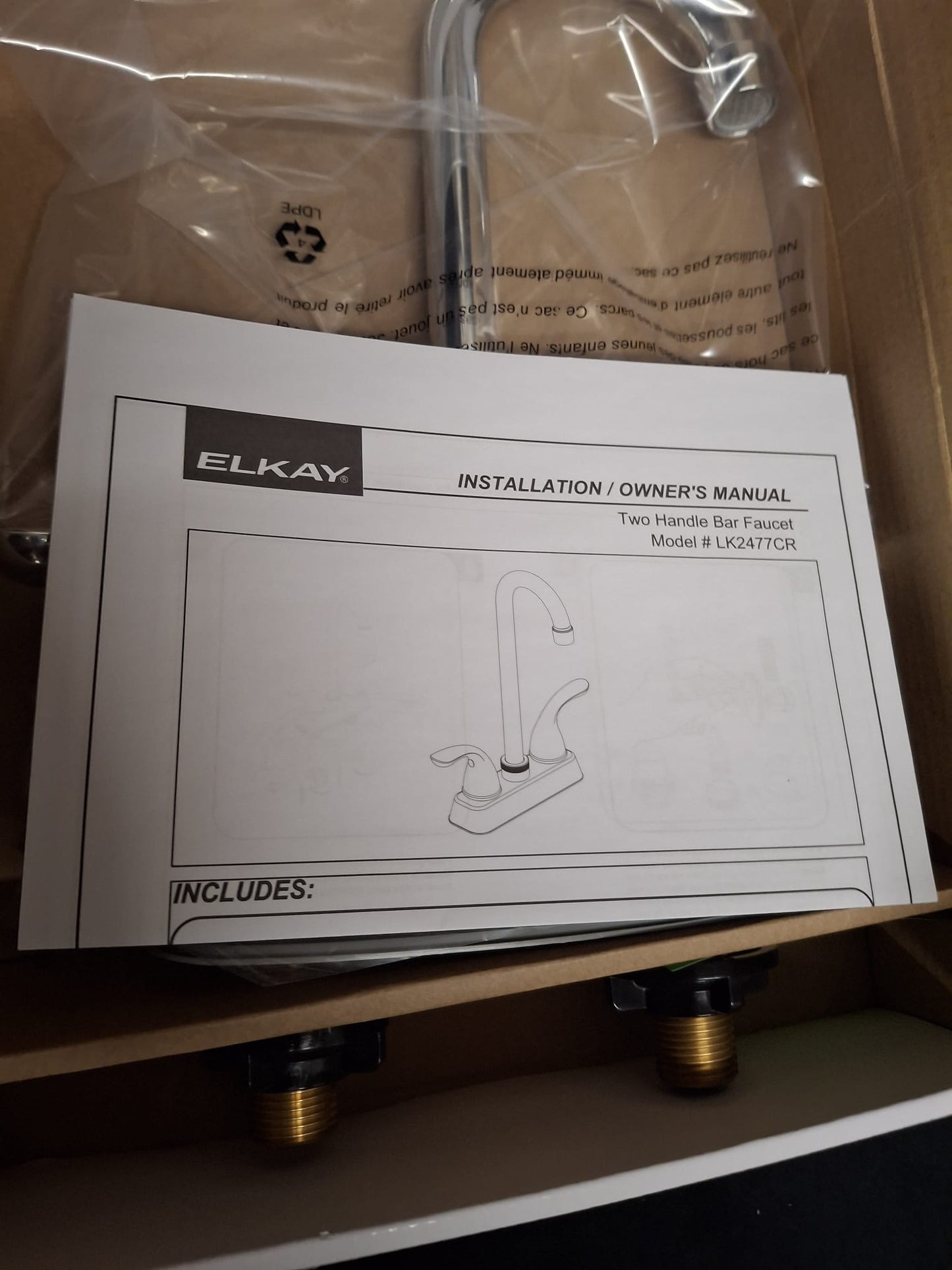 Open Box Elkay 15 in. Drop-in Single Bowl 20-Gauge Durable Satin Stainless Steel Kitchen Sink Kit w/ Faucet