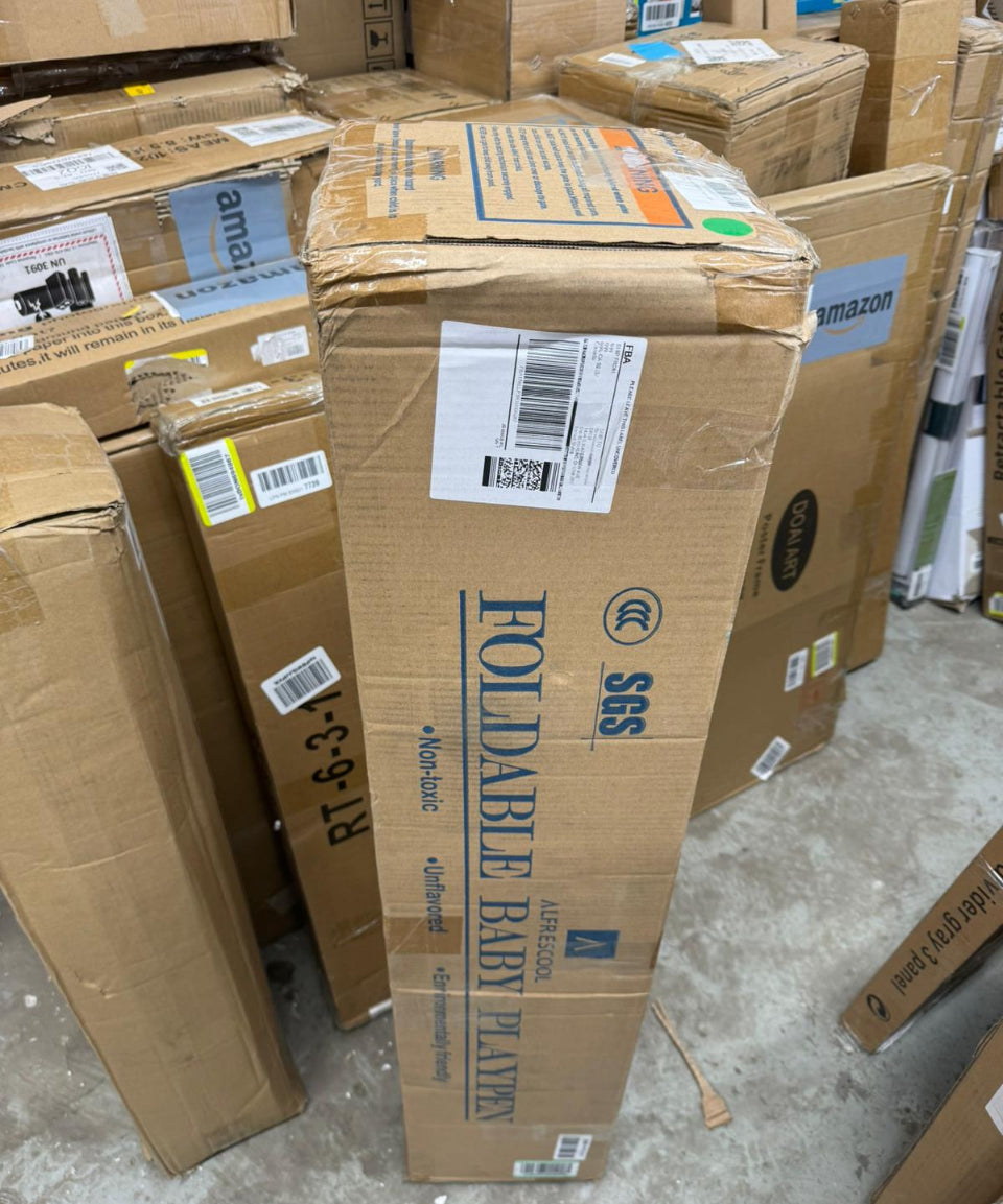 Foldable Baby Gate Playpen, 71"x71"(35 sq. ft Space), Extra Large Playards for Toddler, Kids Activity Center for Home Travel - Selzalot