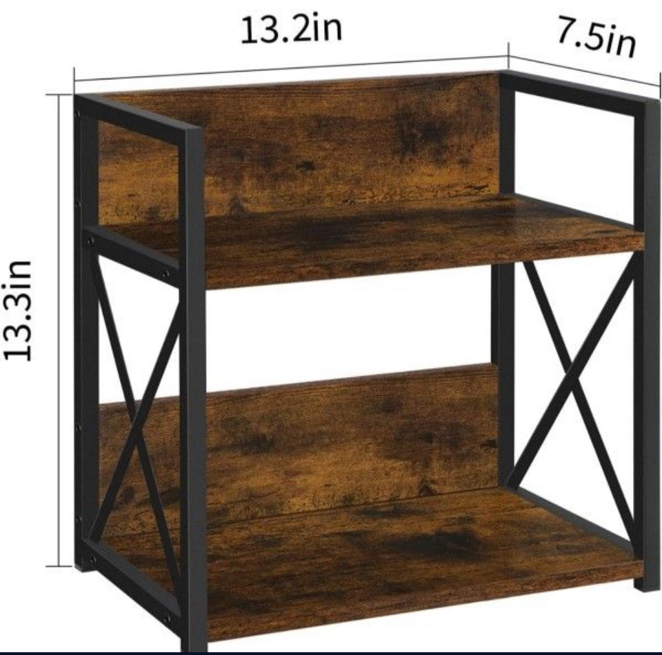 Brand New YINMIT Countertop Shelf Organizer, Coffee Bar Accessories Organizer, Spice Rack Organizer, Coffee Counter Shelf Organizer, 2 Tier Coffee Org