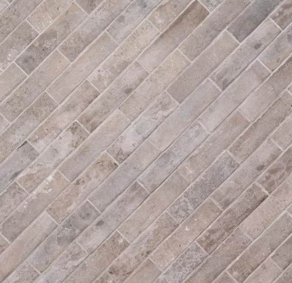 Open Box MSI Capella Taupe Brick 2 in. x 10 in. Matte Porcelain Floor and Wall Tile (5.15 sq. ft. /Case)