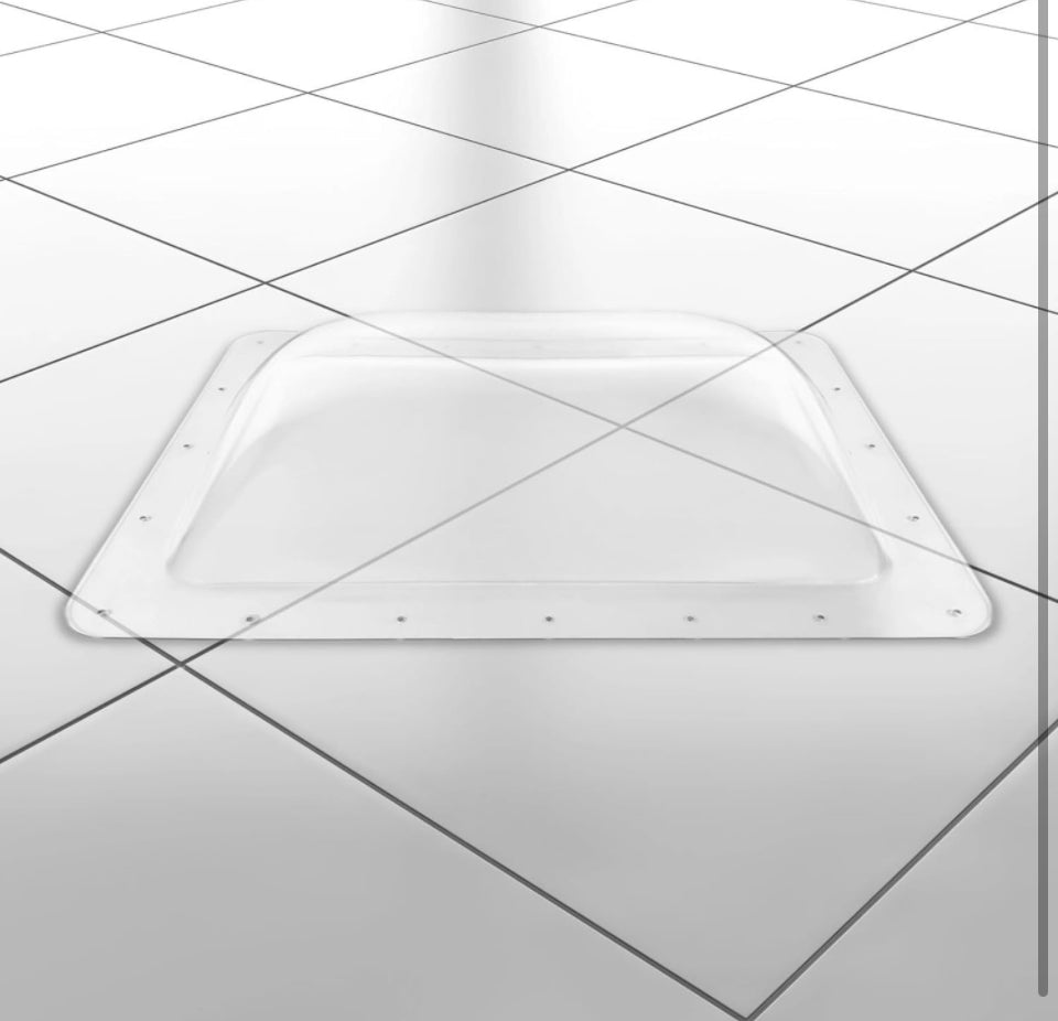 Beleeb RV Skylight Replacement 18" x 26" -Universal Outer Dome Fits All Standard 14"x22" Openings, RV Shower Skylight for Camper Trailer Fifth Wheel M