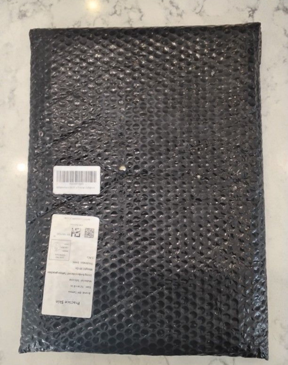 Brand New EH TATTOO Practice Skin 5Pcs 8" x 12" Large Size Blank Silicone Reelskin Fake Skins Thick 3mm for Beginners