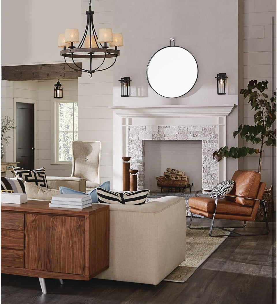 Open Box Progress Lighting Boxwood Collection 1-Light Clear Seeded Glass Craftsman Outdoor Small Wall Lantern Light Antique Bronze, 11.75x6.25x6.25