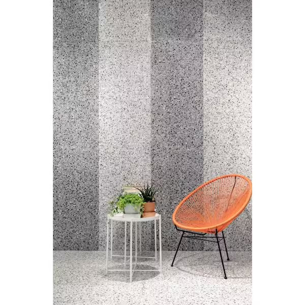 Open Box EMSER TILE Terazio Bianco Matte 11.81 in. x 23.62 in. Porcelain Floor and Wall Tile (11.628 sq. ft./Case