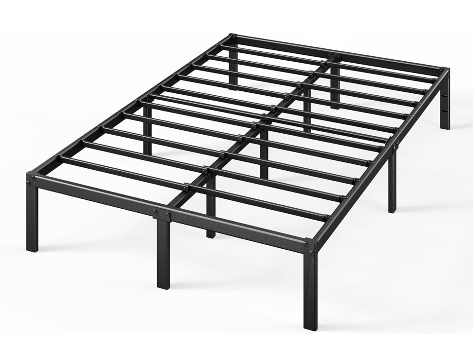 Open Box ZINUS 14 Inch Elias Metal Platform Bed Frame, Steel Support, No Box Spring Needed, Easy Assembly, Queen