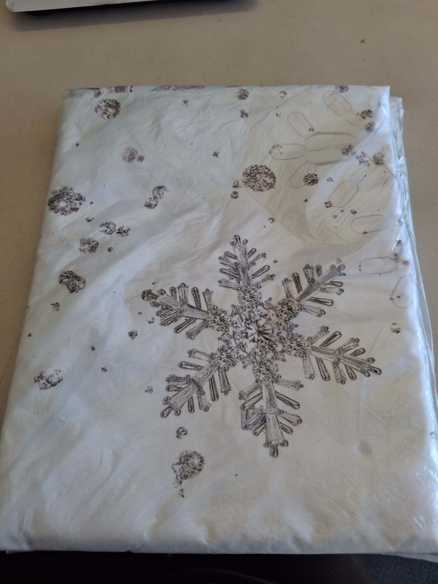 Avezano Snowflake Baby Shower Backdrop Blue Silver A Little Snowflake is on The Way Party Decorations for Boy Winter Wonderland Christmas Baby Shower Photo Background Banner(8x6ft)
