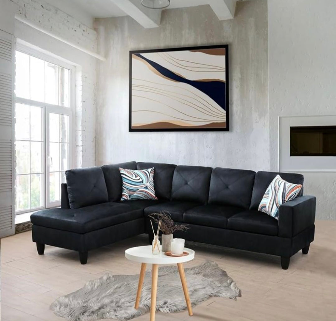 NEW ASSEMBLED FUOROLA 2 Piece Left Facing Sectional Sofa