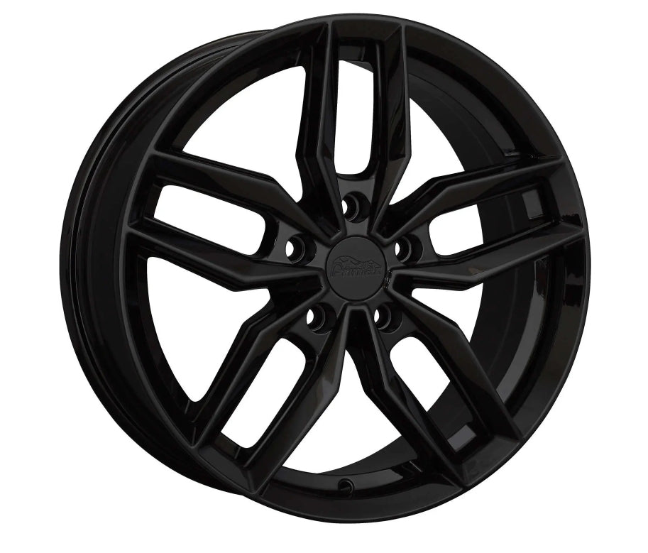 Primax 776 black 15x6.5 alloy wheel with 5x114.3 bolt pattern and 38mm offset