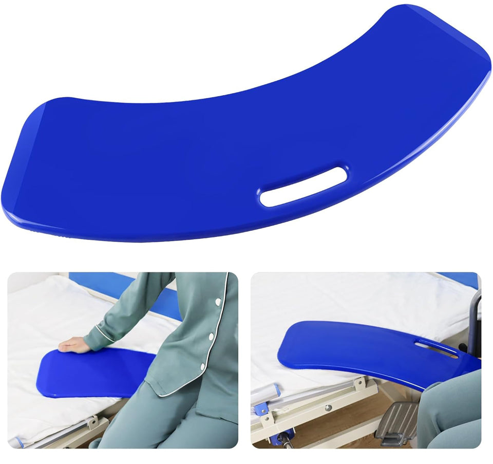 Open Box YHK Sliding Transfer Boards, Sliding Boards to Transfer to Wheelchairs, Seniors from Bed to Chair, Car, Slide Assist Device, Sliding Boards Hold up to 330 lbs (Blue)