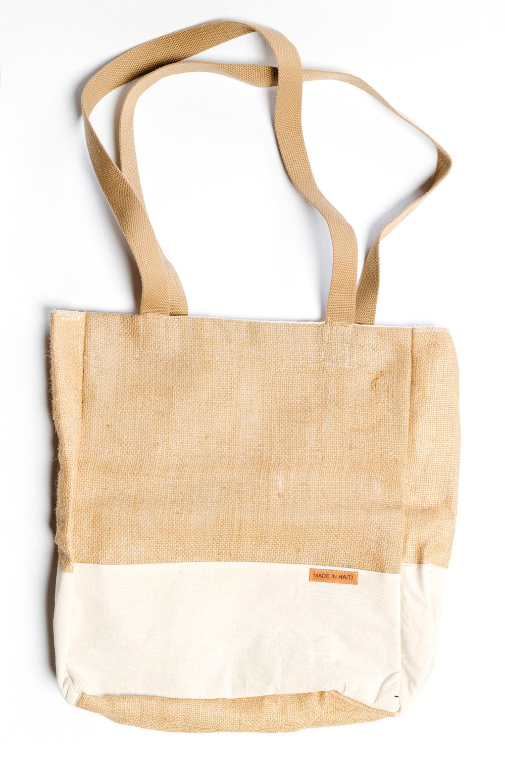 Burlap Market Tote
