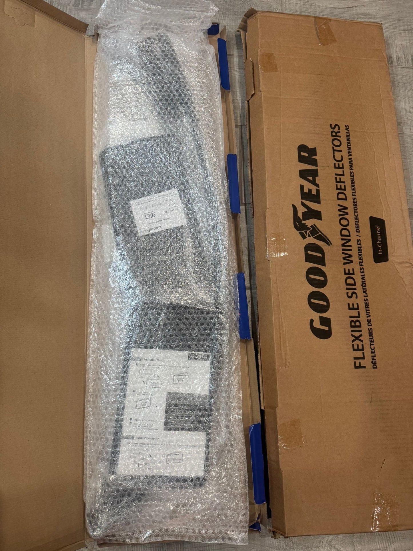 Open Box Goodyear Shatterproof in-Channel Window Deflectors for Subaru Outback 2020-2024, Rain Guards, Window Visors for Cars, Vent Deflector, Car Acc