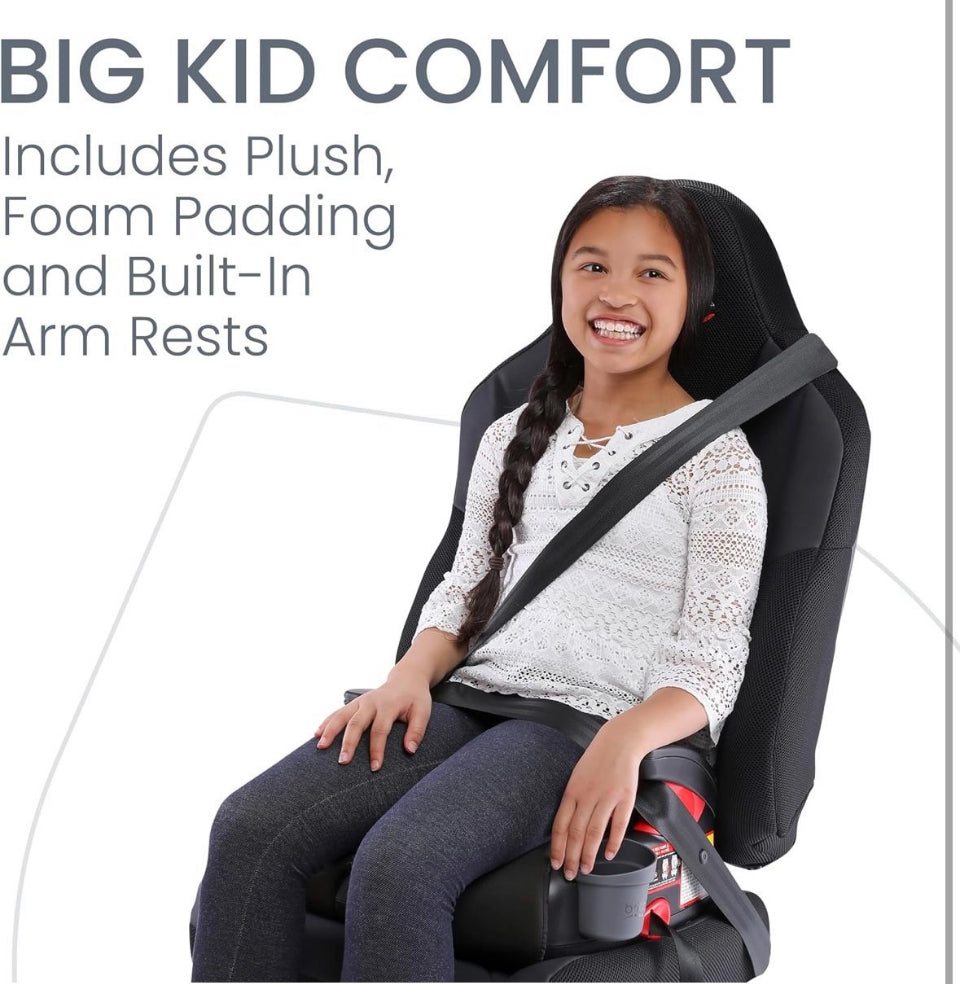Open box Britax Skyline 2-Stage Belt-Positioning Booster Car Seat, Dusk - Highback and Backless Seat