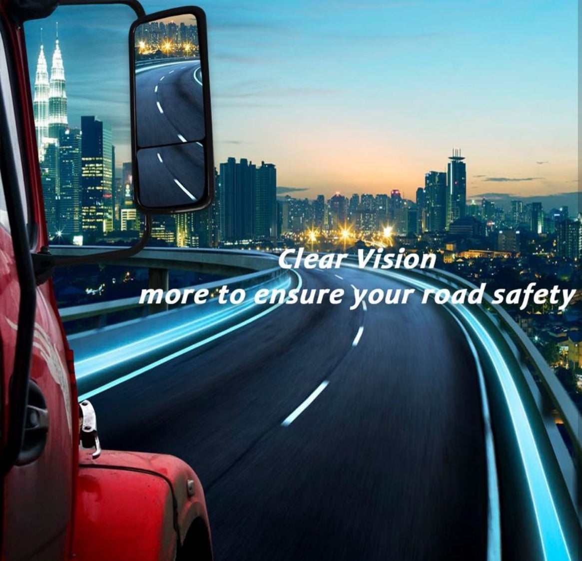 EASYINST Door Mirror Fits For 2004-2017 freightliner columbia & Freightliner Century 1996-2017 Truck Side Mirror With Power Heated (Painting