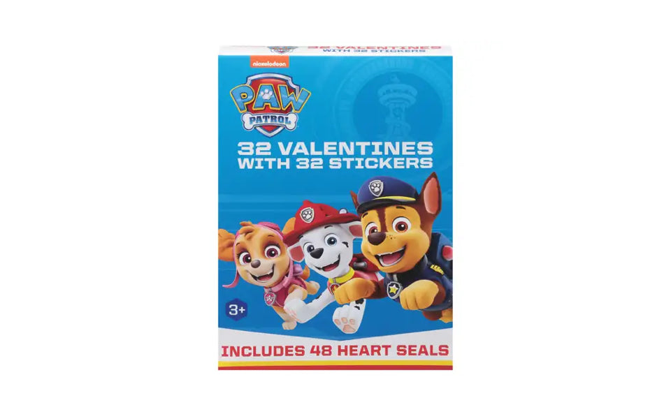 Brand New Sealed Paper Magic Group Valentine Paw Patrol Card Kit