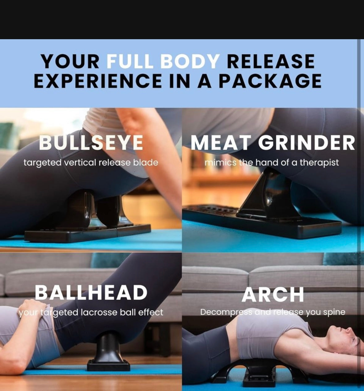 Thrival Relief Pro - Fully Adjustable Psoas Muscle Release Tool for Hip Flexor, Back, Glute, Iliacus, and Neck Pain - Trigger Point and Myofa