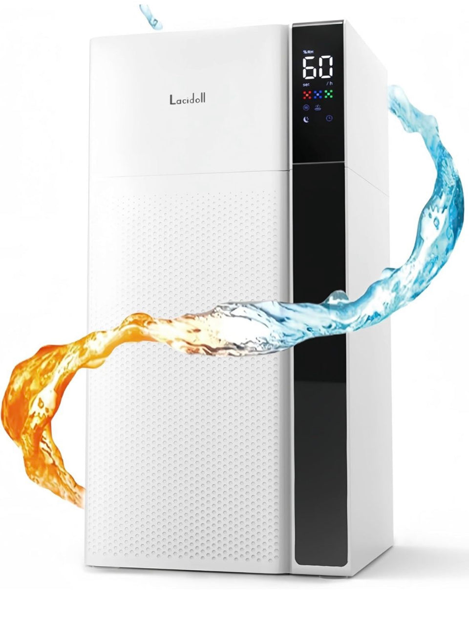 Open Box Lacidoll Lacidoll Warm and Cool Mist Humidifier Large Room, 5.3 Gal/20L Room Humidifiers for Home, Quickly & Evenly Humidify Whole House, Top