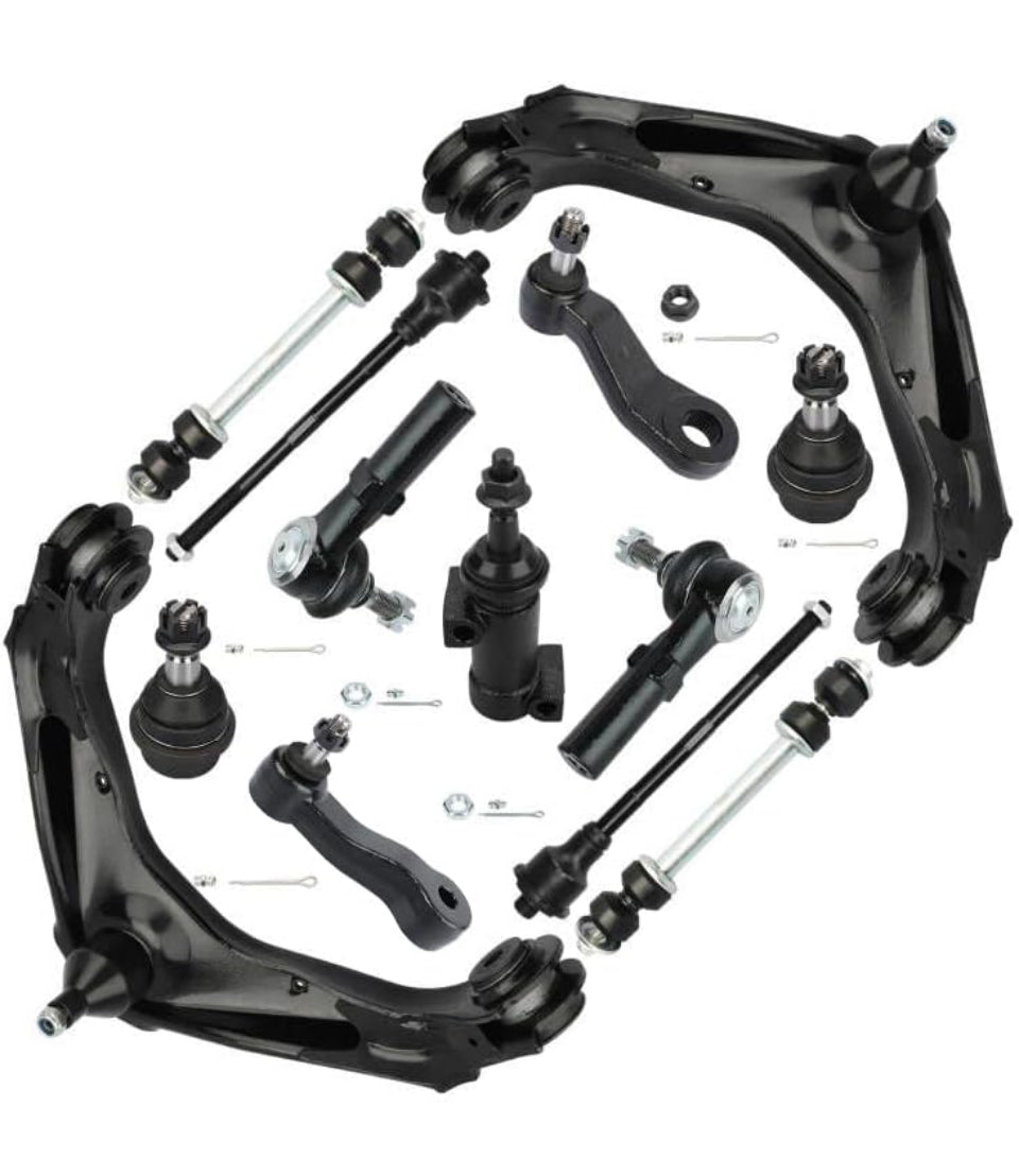 Open Box Brtec 8-Lug Front
Upper Control Arms w/Ball Joints
2001-2010 for Chevy
Silverado Suburban
1500 HD 2500 3500
for GMC Sierra Yukon
XL; for Hummer H2 2003-2009 Upper
Suspension Kit