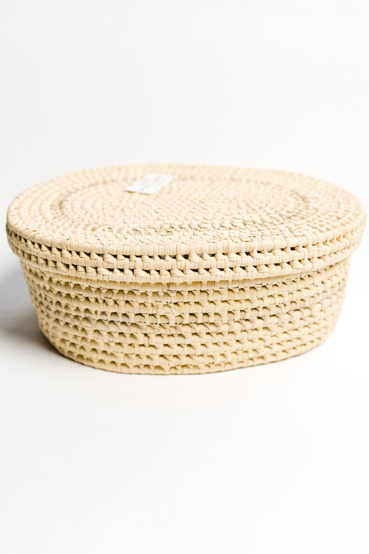 Oval Basket With Lid