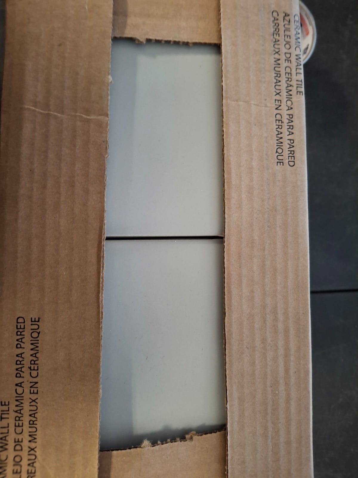 Open Box Daltile Matte Desert Gray 6 in. x 6 in. Ceramic Wall Tile (12.5 sq. ft. / case)