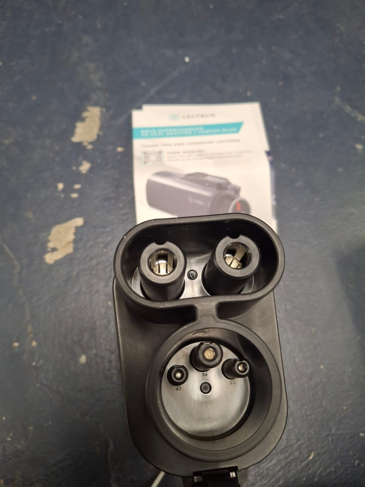 Open box Lectron NACS to CCS Electric Vehicle Adapter - 500 Amps / 1,000V - Compatible with Tesla Superchargers - Fast Charge CCS1 EVs with Vortex Plu