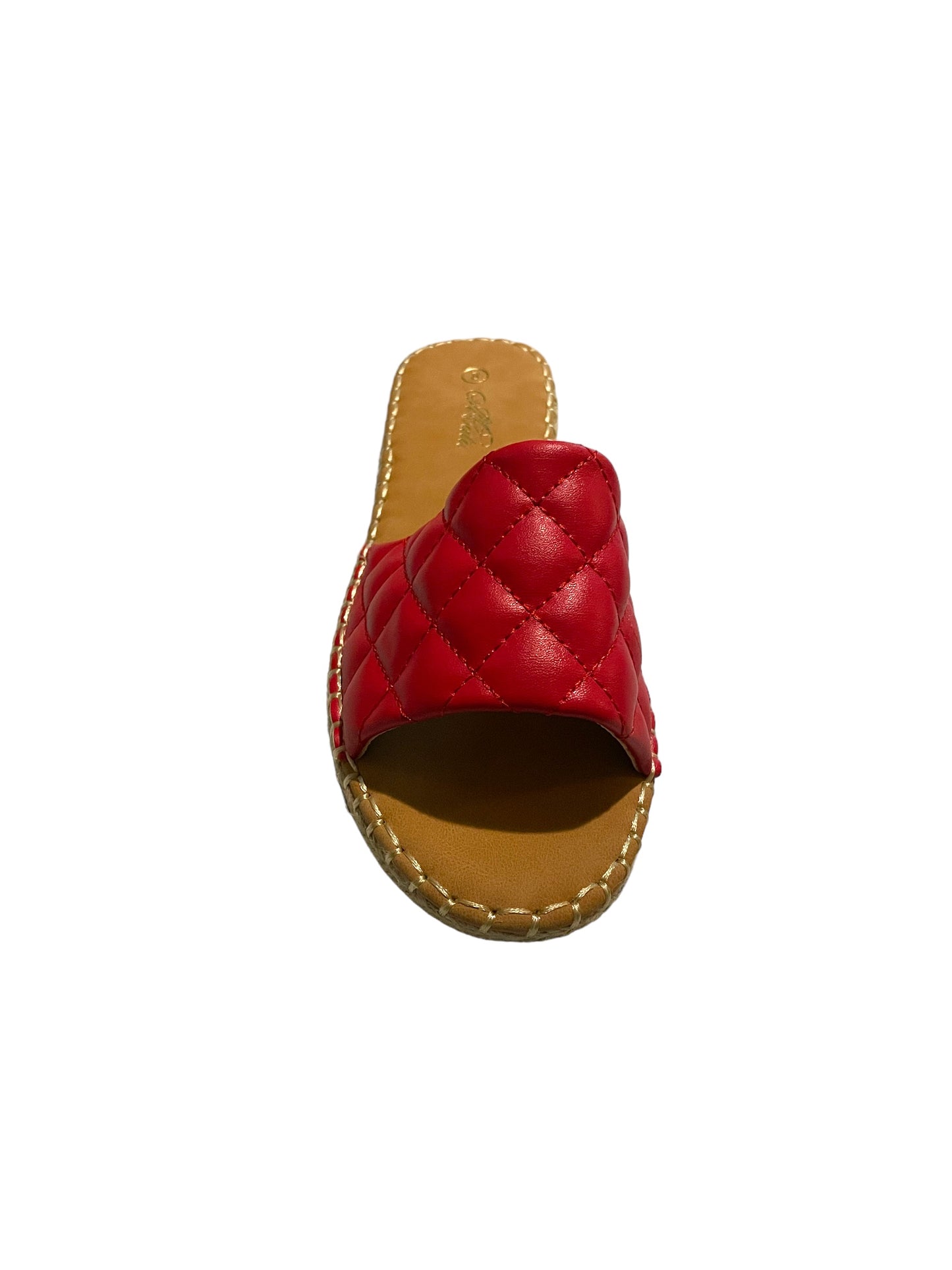 Mata Shoes Fable Flat Slide on Red Size 8 - Selzalot