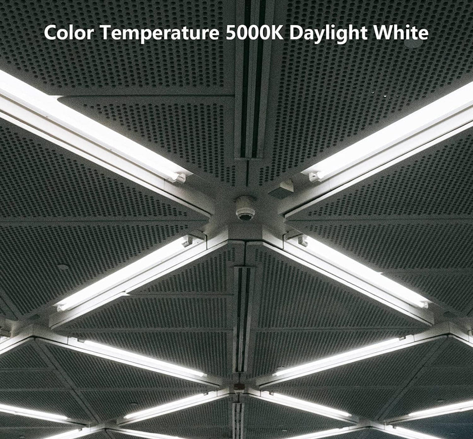 Open Box Xapolu 4FT 48 Inch LED Replacement for Fluorescent Tube Light, Dual Ended F32T8/F40T12 Bulb,
18W 5000K 2520lm, Ballast Compatible or Bypass, 1-10V Dimmable, DLC&UL Listed, Type
A+B-2 Pack