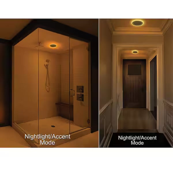 Commercial Electric 6 in. Canless Adjustable CCT Integrated LED Recessed
