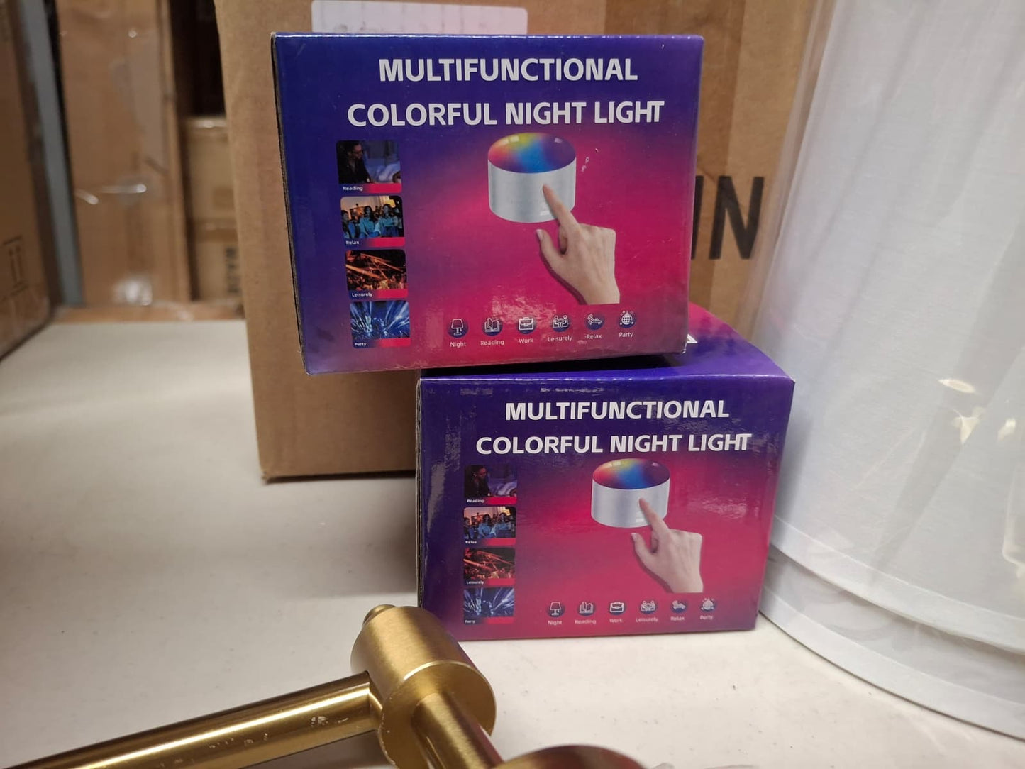 Open Box New Battery Operated Wall Sconce: Gold Wireless Wall Lights with Magnetic LED Battery Bulb, Easy to Eject Charge, Renter Friendly Wall Lamp f