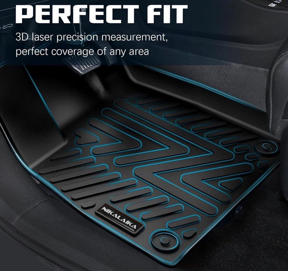 Open Box NIKALAIKA Floor Mats & Cargo Liner with Backrest Mat for 2020-2024 2025 Ford Explorer 6.
