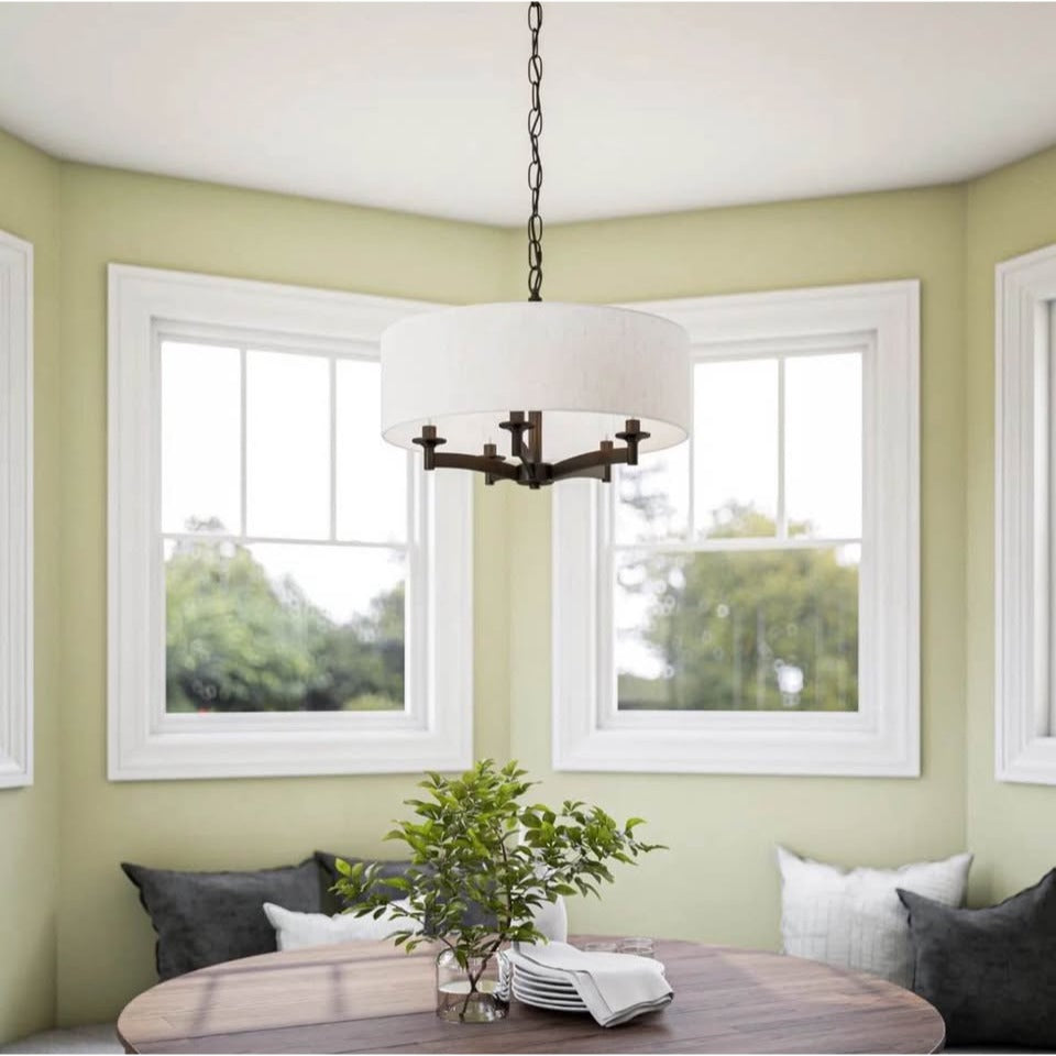 Lark Manor Rutherford 5 light pendant oil rubbed bronze
