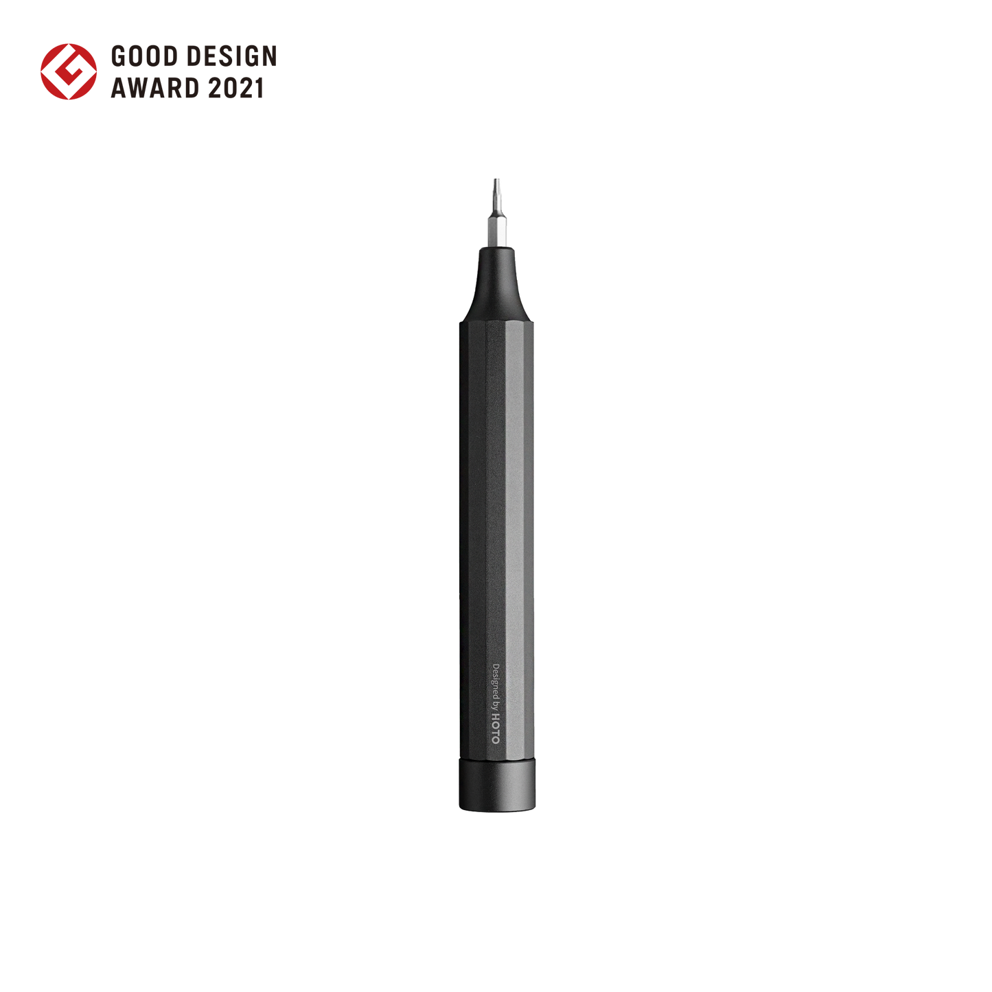 Compact precision screwdriver pen with durable aluminum alloy body and magnetic bit storage for versatile electronics repair tasks.