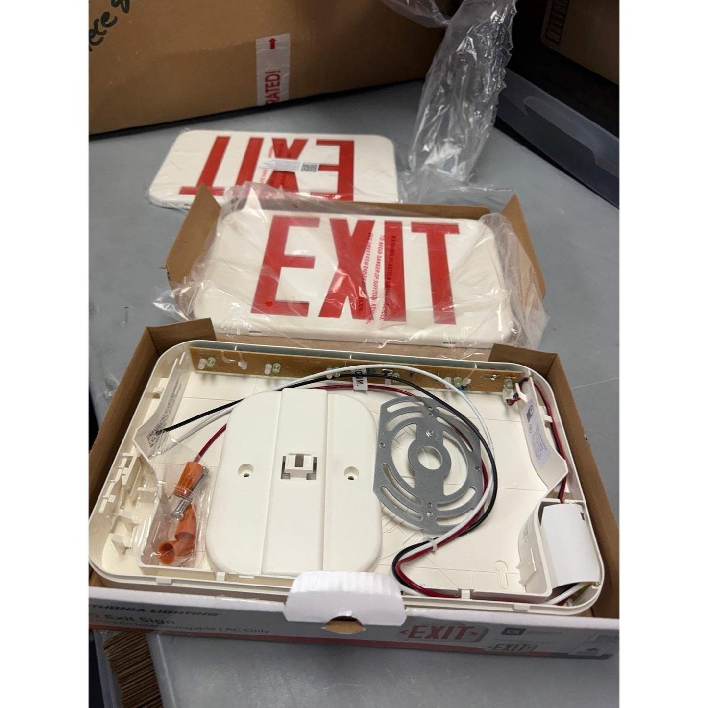 Lithonia Lighting Contractor Select Integrated LED White Exit Sign
