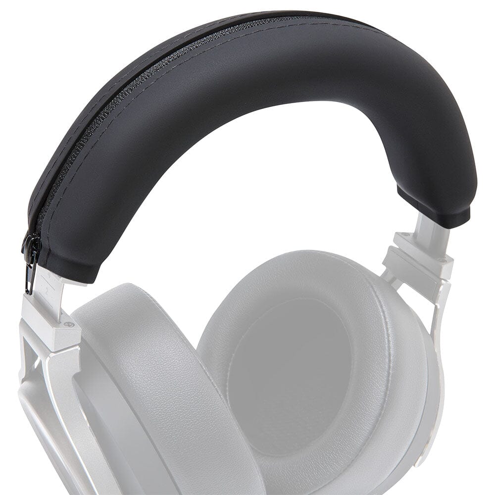 Black silicone headband cover for Corsair Virtuoso Headphones providing protection and customization.