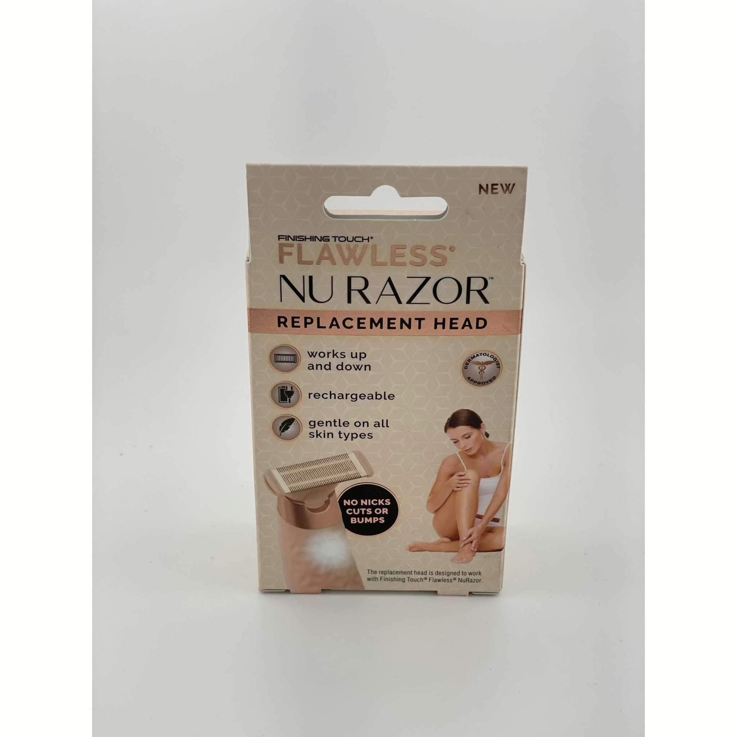 Finishing Touch Flawless Nu Razor Blades 18k Gold Plated Replacement Head. - Selzalot