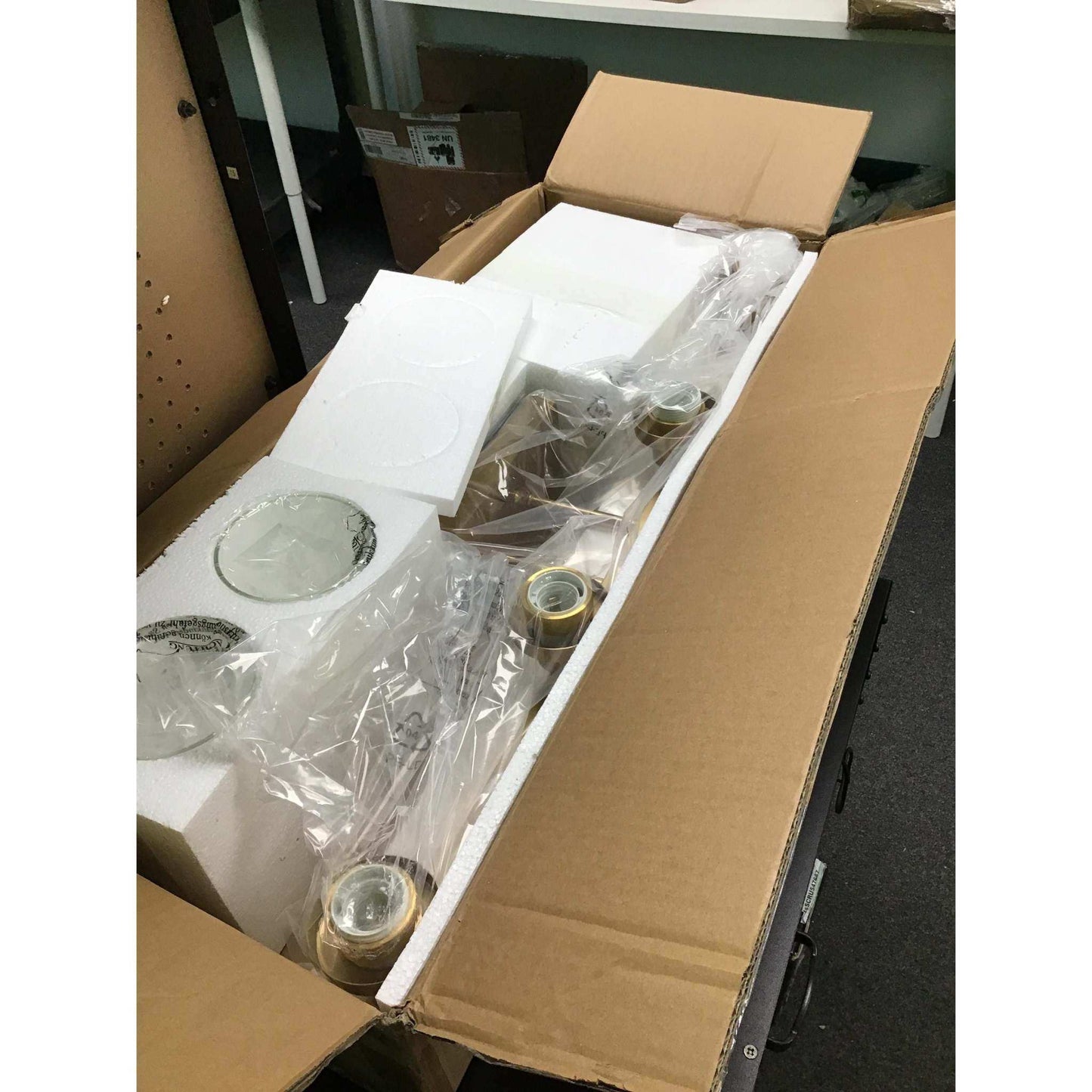 Vanity Lights Fixtures TULUCE 4 Light Bathroom Light Brass Gold Wall Light with Clear Glass Shade, Modern Bathroom Wall Sconce Lighting for Bath, Living Room, Bedroom, Stairs, Gallery, Restaurant - Selzalot