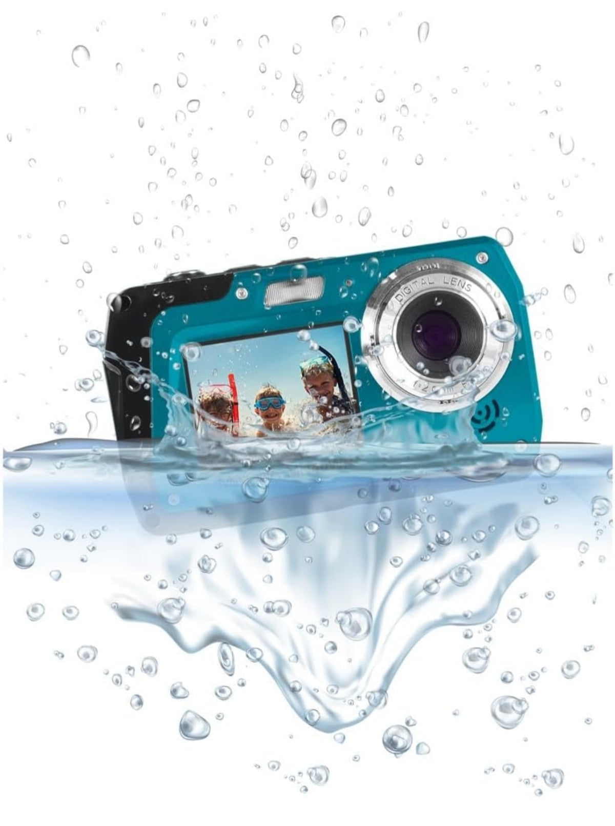 Open Box Minolta 48 MP Dual Screen Waterproof Digital Camera MN40WP
MISSING CARRYING POUCH
WRIST STRAP AND INSTRUCTION MANUAL