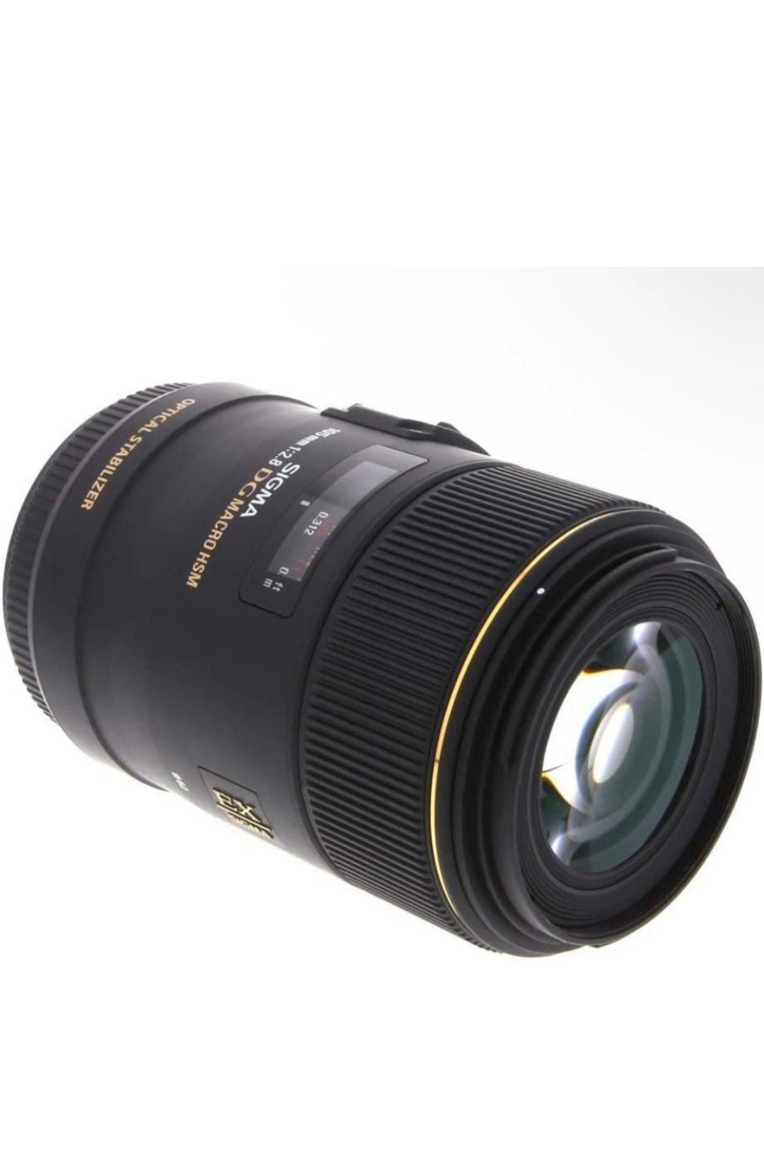 Sigma 258306 105mm F2.8 EX DG OS HSM Macro Lens for Nikon DSLR Camera