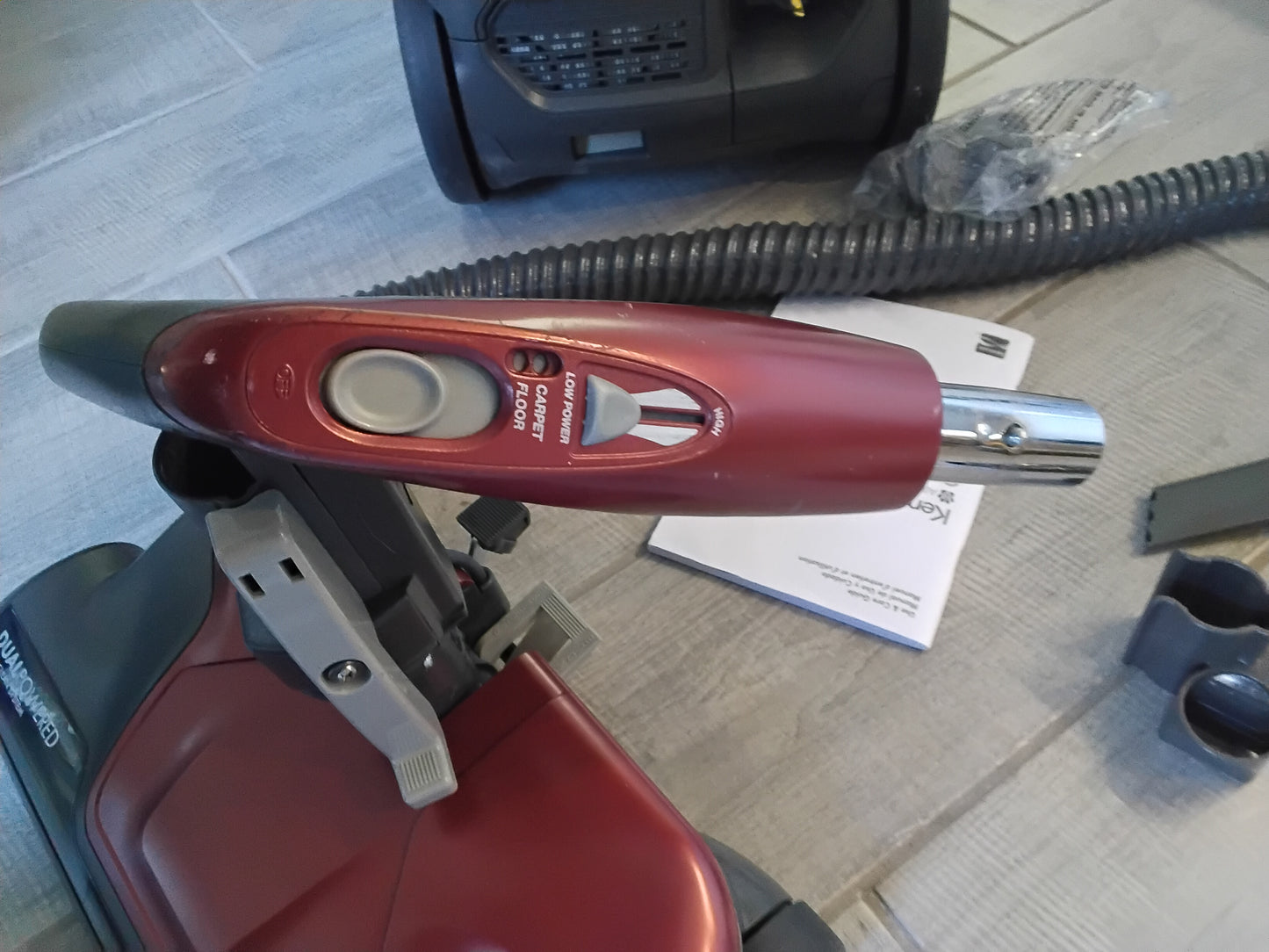 OPEN BOX NEW Kenmore 81414 Bagged Canister Vacuum Cleaning Tools, 400 Series + Telescoping Wand, Red