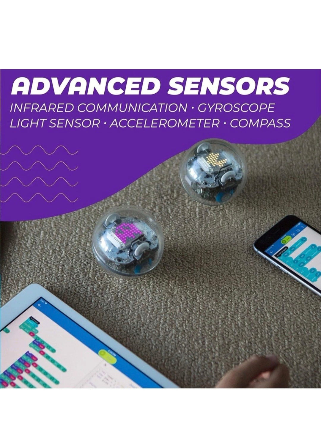 Sphero Bolt - Coding Robot Ball - Beginner to Advanced Programming
