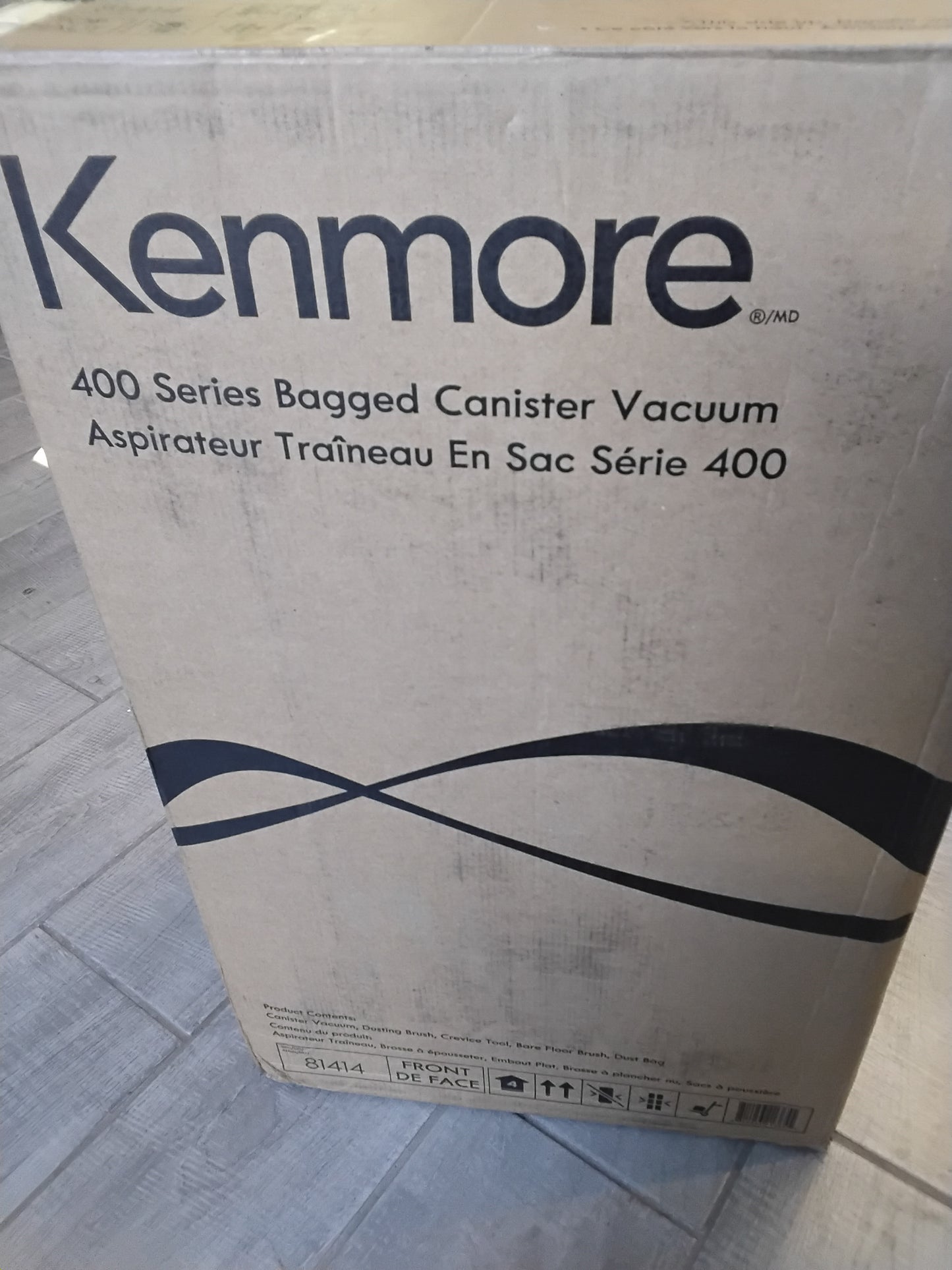 OPEN BOX NEW Kenmore 81414 Bagged Canister Vacuum Cleaning Tools, 400 Series + Telescoping Wand, Red