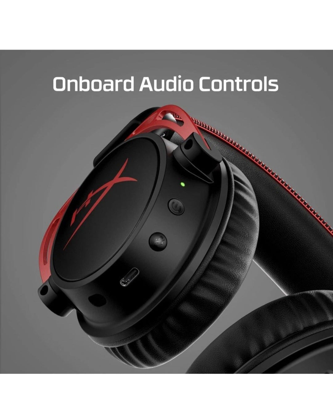 HyperX Cloud Alpha Wireless PC Gaming Headset, Memory Foam 300-hour battery life