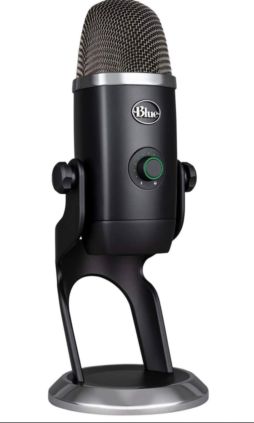 Open Box Logitech for Creators Blue Yeti X USB Microphone for Gaming, Streaming, Podcasting, Twitch, YouTube, Discord, Recording for PC and Mac, 4 Pol