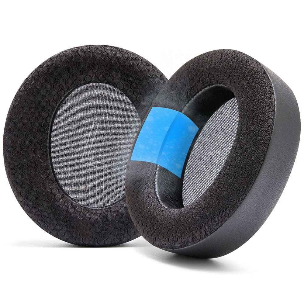Xbox Wireless Gaming Headset replacement earpads with WC FreeZe cooling gel, breathable sports fabric, and PU leather for enhanced comfort and sound isolation.